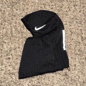 Nike Pro Combat HyperWarm HydroPull Hood Shiesty Ski Mask Balaclava Black